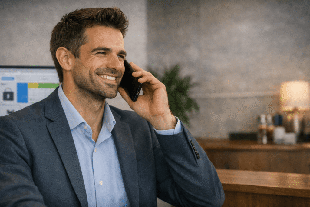 llegar a contacto plataforma de gestion hotelera
